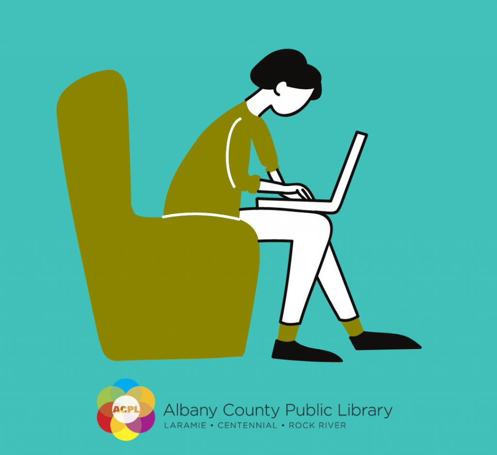 Copy of Copy of Student Hours A figure sitting in a chair with a laptop