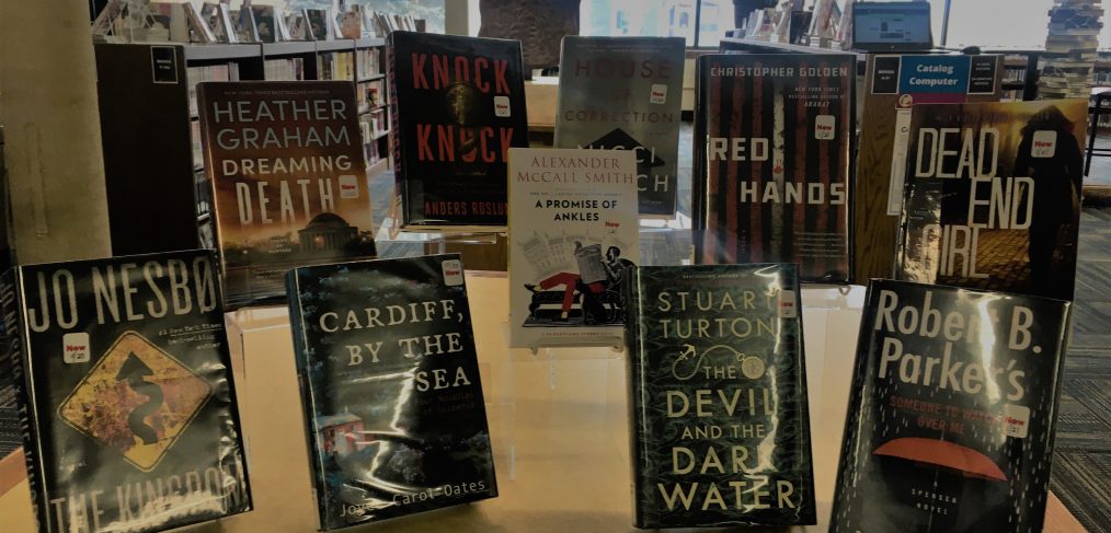 Display of the following book titles
