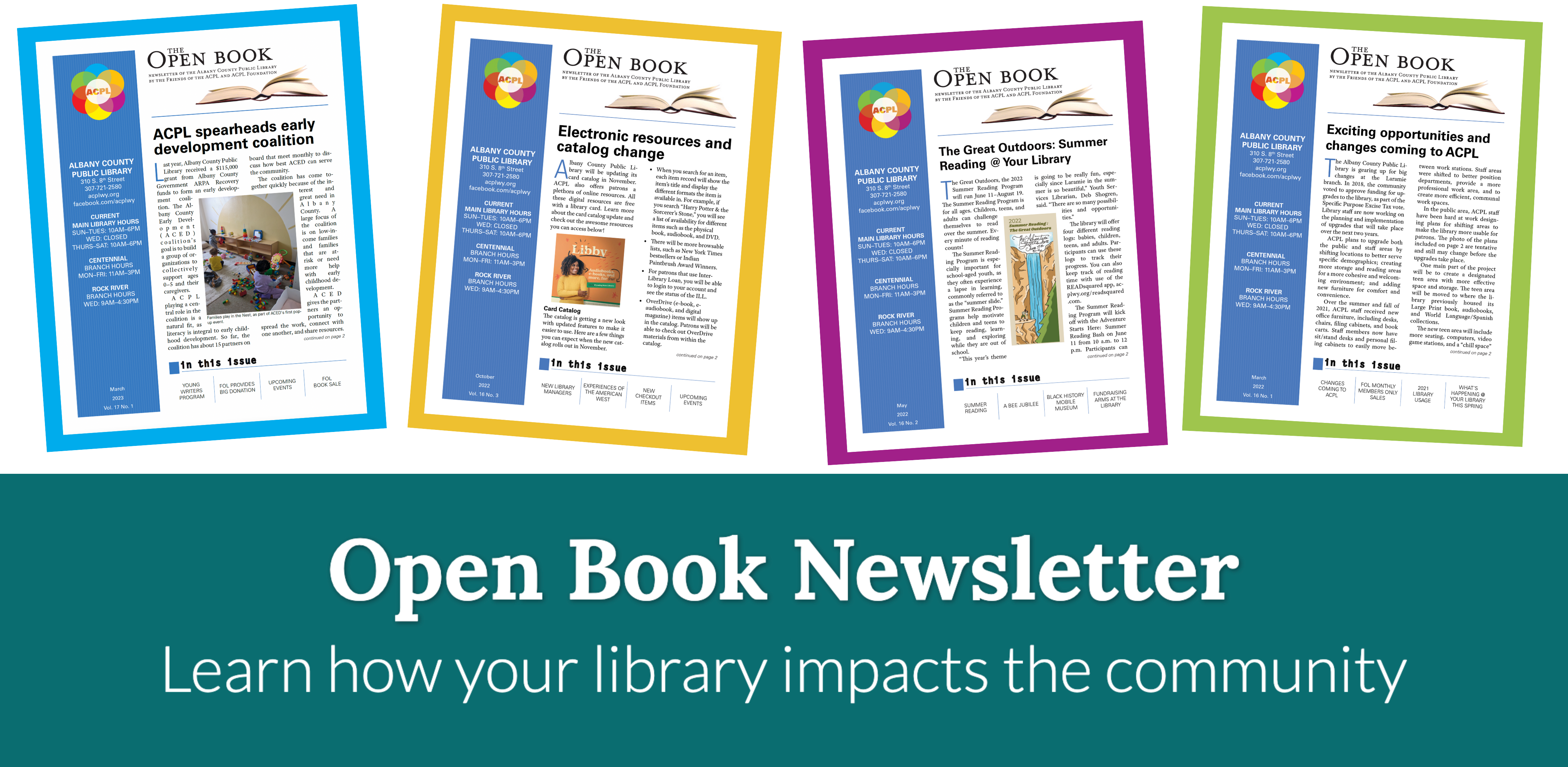 Library Newsletter: What's Happening @ Your Library - Albany County Public  Library
