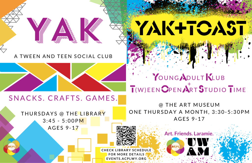 Information graphic about YAK and YAK+TOAST. All information included in text below.